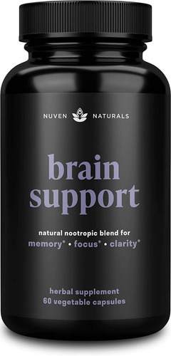 Suplemento Cerebral Natural Nootrópico Para Enfoque, Energía