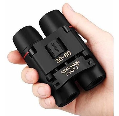 Mini Binoculares Compactos De 30x60 Plegables De Bolsillo