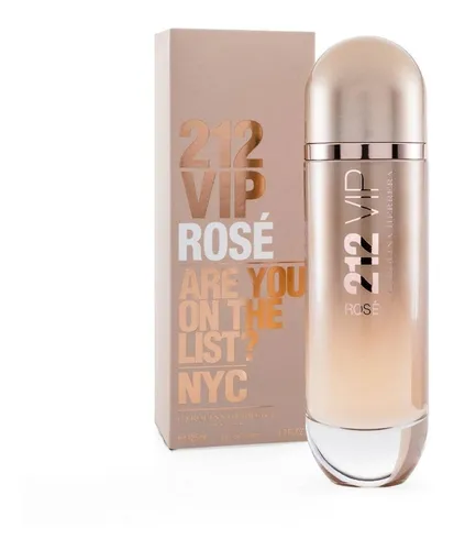 Perfume 212 Vip Rose X125ml Mujer Original 