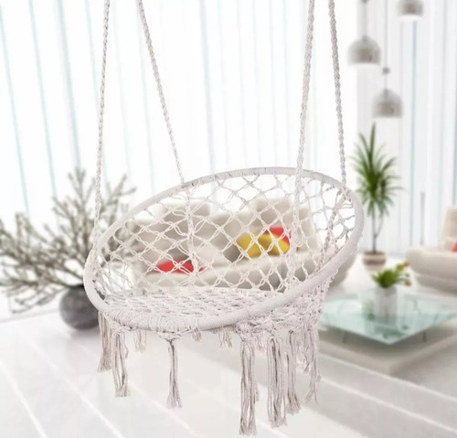 Imagen 7 de 11 de Hamaca Sillon Columpio Macrame