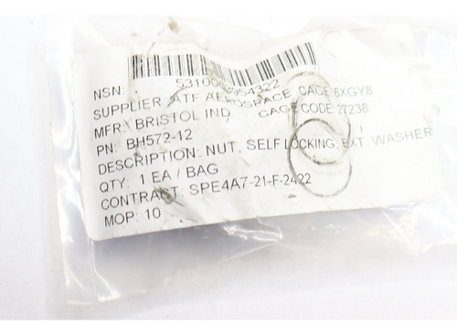 Double Hex Extended Washer Self-locking Nut 531000395432 Jjc