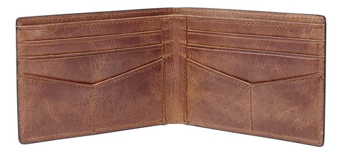 Billetera Hombre Bolsillo Frontal Plegable Fossil