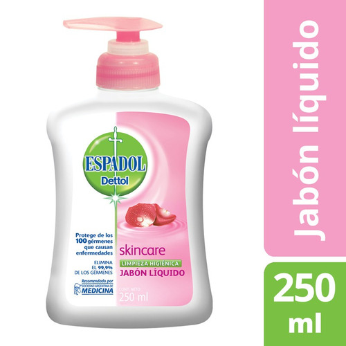 Espadol Jabón Líquido Antibacterial Skincare 250ml