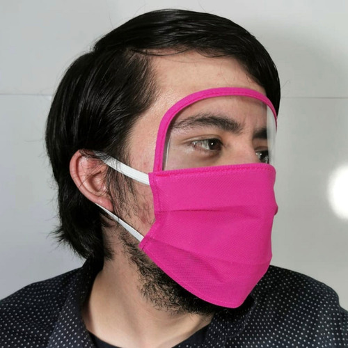 Cubreboca Careta Visor Facial Reusable Mayoreo Lote 10 Psz