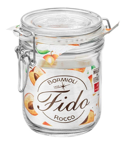 Pote Cilíndrico 500ml Porta Alimentos Fido - Bormioli Rocco