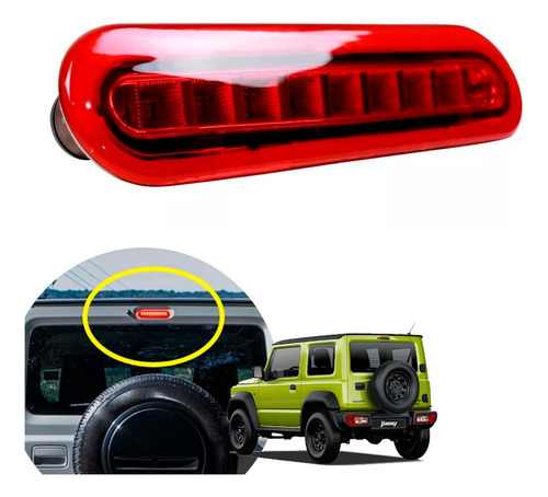 Led Stop De Cajuela Rojo Suzuki Jimny 2021+ Plug And Play