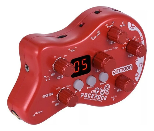 Pedal De Efectos Ammoon Pockrock Red
