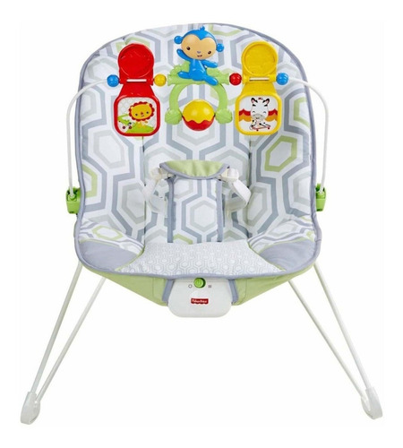 Silla mecedora para bebé Fisher-Price Geo Meadow CMR17 gris