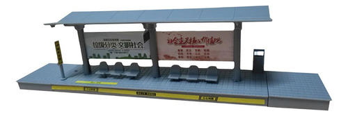 / Escala 1/64, Autobús, Parada De Espera, Modelos De