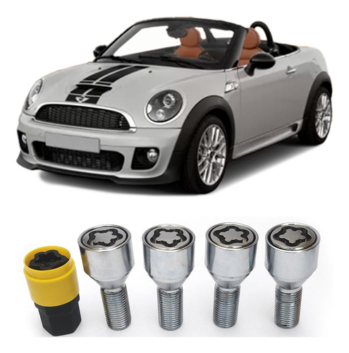 Trava Parafuso Antifurto De Roda Mini Cooper Roadster