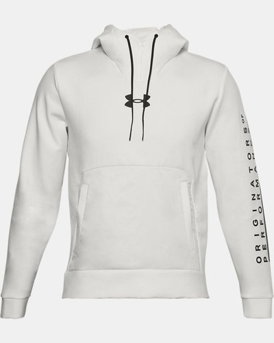 Buzo Blanco Negro Under Armour Hombre