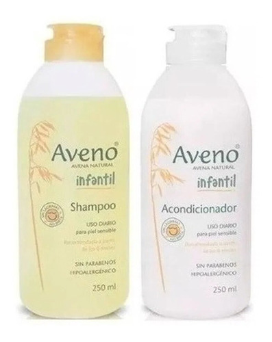 Combo Aveno Infantil Shampoo Y Acondicionador X 250 Ml