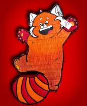 Comprar Piñatas Personalizadas, Turning Red, Panda, Red, Fiesta