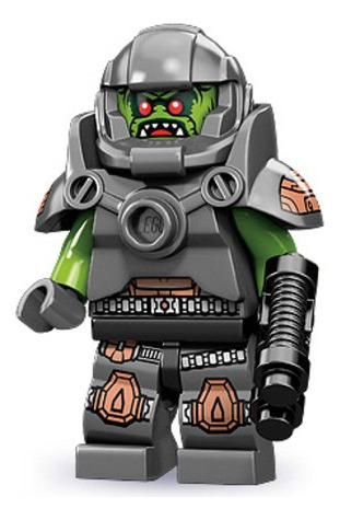 Minifigura Alien Avenger De La Serie 9 De Lego 71000