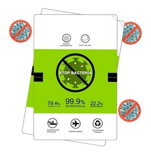 Imagen 2 de 3 de Lamina Mica Hidrogel Antibacterial Xiaomi Mi 11 Lite 5g Ne