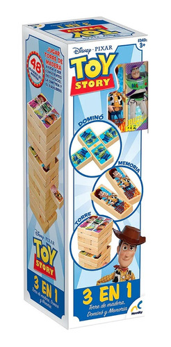 Juego Torre De Madera 3 En 1 Toy Story Novelty®jca3084