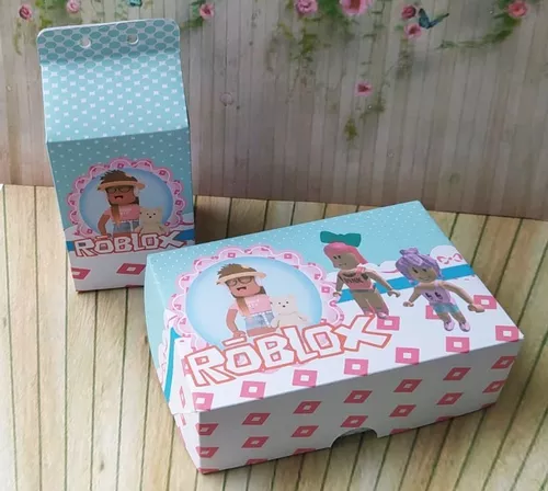 Kit festa em casa Roblox Menina