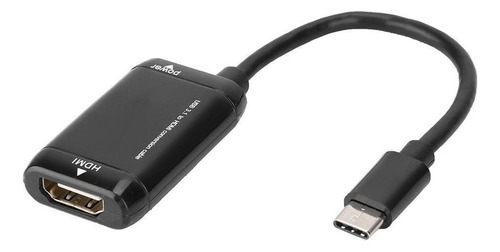 Mini Usb 3.1 Tipo C A Hdmi Hembra Hdtv 1080p Mhl Adaptador C