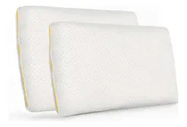 Comprar Pack X2 Almohadas Calm Inteligentes Viscoelasticas 80x40 Color Blanco