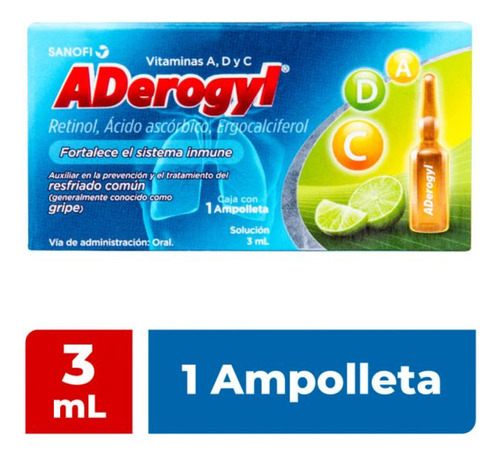 Aderogyl 3 Ml Caja Con 1 Ampolleta