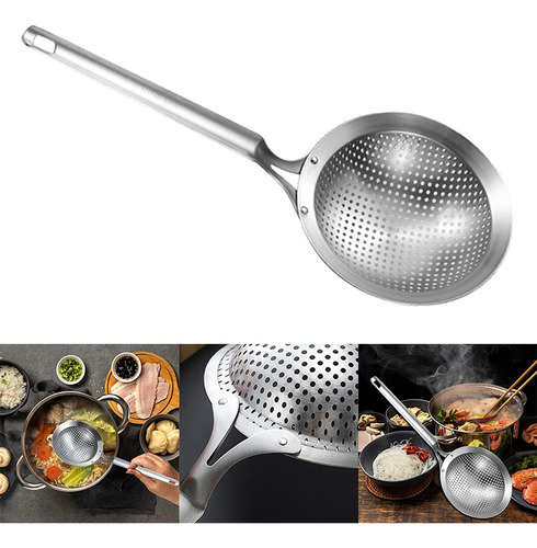 Cuchara Para Freír De Acero Inoxidable Con Diámetro 18cm