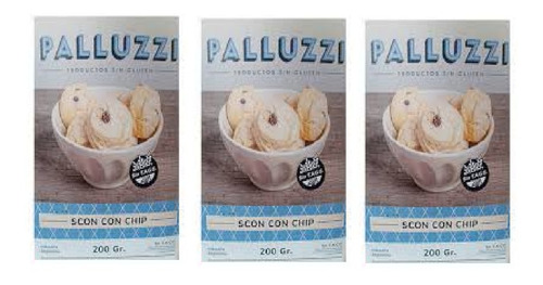 Pack X 3 Scons Con Chips Palluzzi   ( Apto Celiacos) 