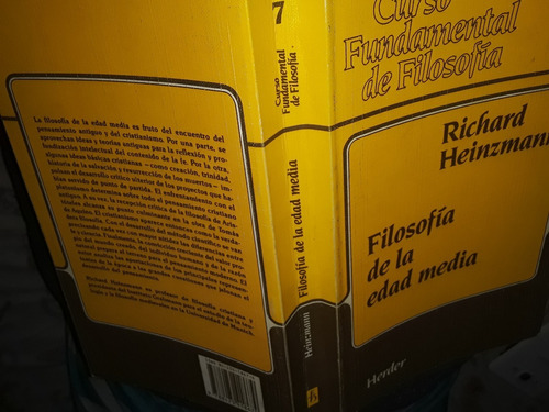 Filosofia De La Edad Media. Heinzmann.herder