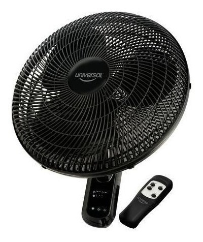 Ventilador Universal Negro 80watts Control 2 Años Garantia