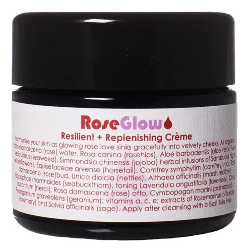 Creme Facial Rosa Glow Libaciones Vivos - Beleza Natural