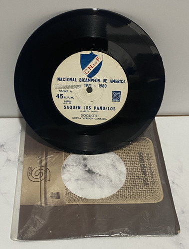 Disco Nacional Bi Campeón De América 1971 1980 Fútbol, Cbdj (Usado)