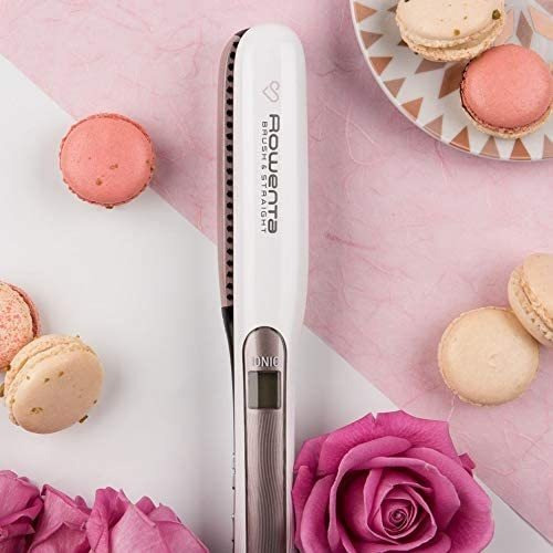 Plancha Pelo Rowenta Premium Care Brush & Straight Sf7510f0