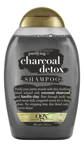 Shampoo Charcoal Detox Ogx 385ml Ogx - mL a $107