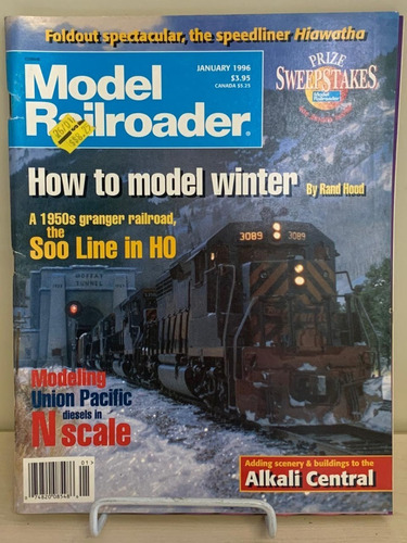 Revista Model Railroader Janeiro 1996