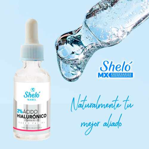 Acido Hialuronico Uso Cosmetico Suero Facial + B3 B5 30 Ml