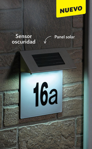 Numeros De Casa Betterware Con Bateria Solar Recargable