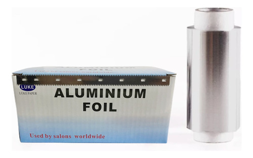 Roll Papel Aluminio Térmico Permanente Mecha 50m
