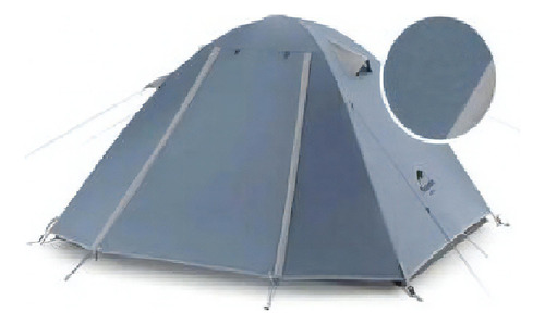 Carpa de aluminio Naturehike Pro Series de 2 plazas (modelo), color azul oscuro