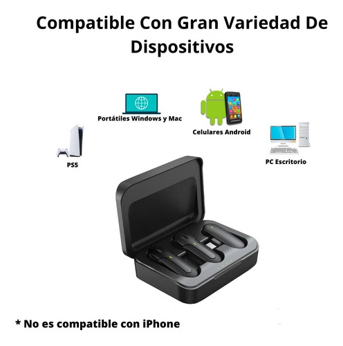 Imagen 6 de 12 de Microfono Inalambrico De Solapa Dual Usb Tipo C Con Estuche De Carga y Cancelacion de Ruido
