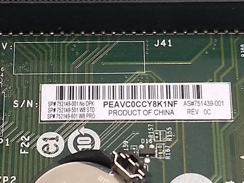 Placa Mãe Hp Elitedesk 705 G1 752149-001 Amd Fm2+