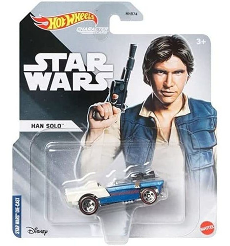 Star Wars Hot Wheels Character Cars Han Solo Diecast Car