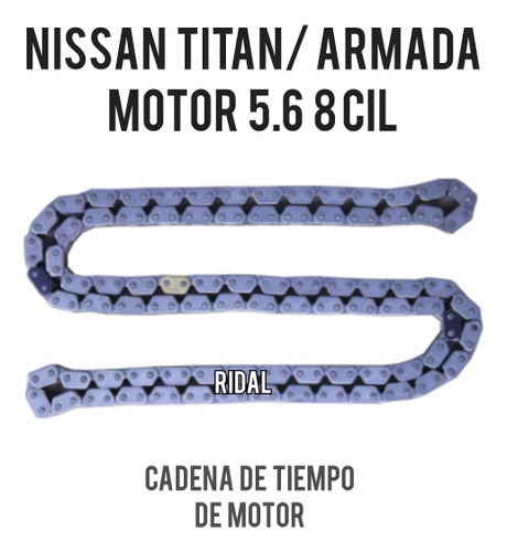 Cadena Tiempo Motor Nissan Armada Titan Motor 5.6 8 Cil 