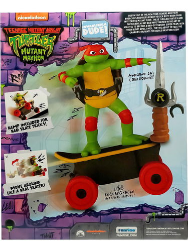 Tortugas ninja cowabunga skate radio Control Película