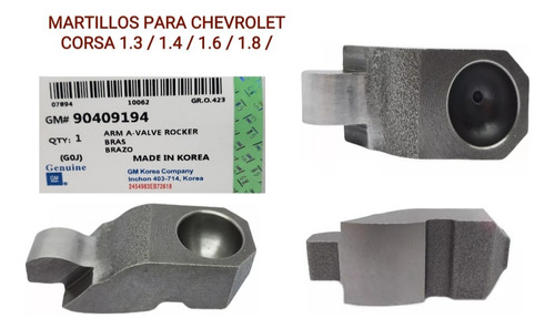 Martillos Camara Corsa 1.3/1.4/1.6/1.8cielo Chevy Comfort C2