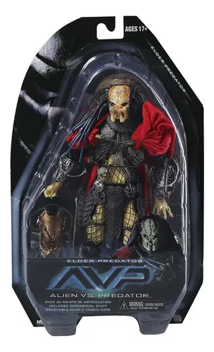 NECA AVP Elder Predator フィギュア Boneco De Ação Neca Ultimate Elder Predator, Modelo Avp, Bri