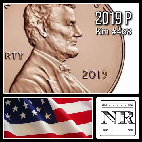 Estados Unidos - 1 Cent - Año 2019 - Liso - Lincoln