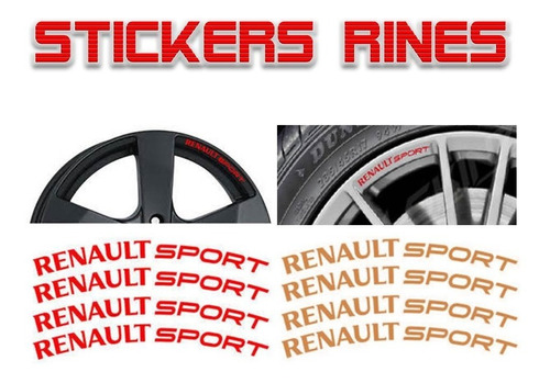 Stickers Para Rines Renault Clio Sport Progresivos Euro Bbs