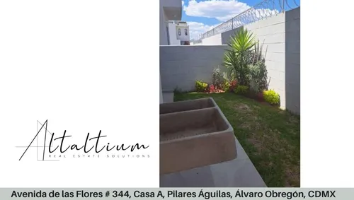 Casa En Venta Avenida De Las Flores # 344, Casa A, Pilares Águilas, Álvaro Obregón, Cdmx. Vg5-za