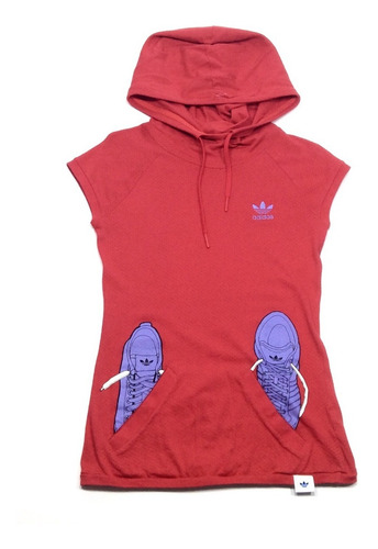 Remera Musculosa adidas Originals Capucha Zapatillas Mujer M