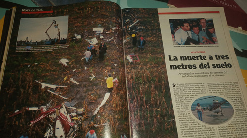 Revista Noticias Muerte Carlitos Menem Pele Repetto 1995 (Usado)