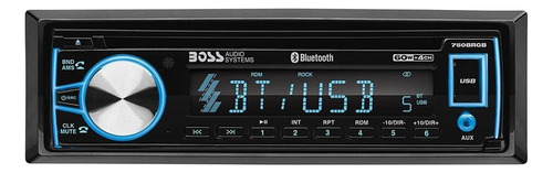 Radio para carro Boss Audio Systems 750BRGB con USB, bluetooth y lector de tarjeta SD